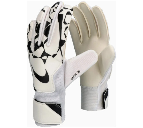 Воротарські рукавиці дитячі Nike NK GK MATCH JR - HO24 розмір 8 (21,6 см), чорно-білі