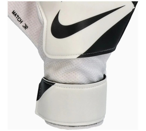 Воротарські рукавиці дитячі Nike NK GK MATCH JR - HO24 розмір 8 (21,6 см), чорно-білі