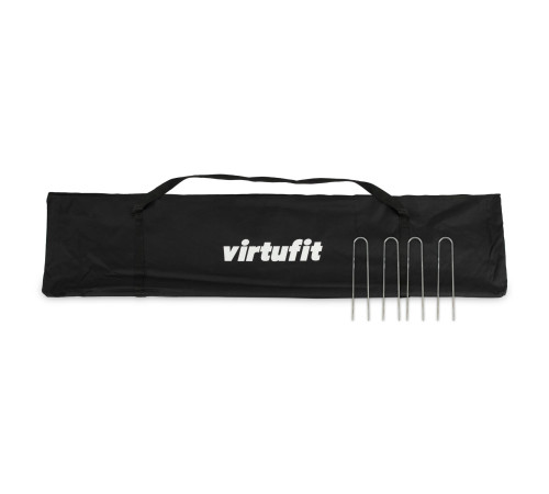 Сітка захисна для футболу VIRTUFIT 500 x 300 см, чорна