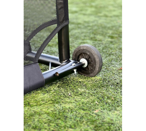 Ворота футбольні Yakimasport GIZA 100748 500 х 200 см, чорні