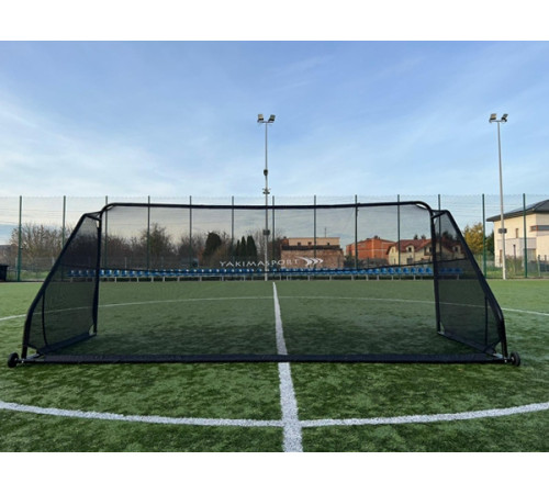 Ворота футбольні Yakimasport GIZA 100748 500 х 200 см, чорні
