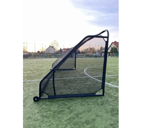 Ворота футбольні Yakimasport GIZA 100748 500 х 200 см, чорні