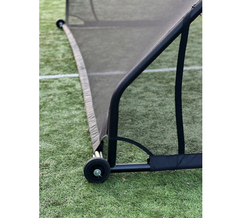 Ворота футбольні Yakimasport GIZA 100748 500 х 200 см, чорні