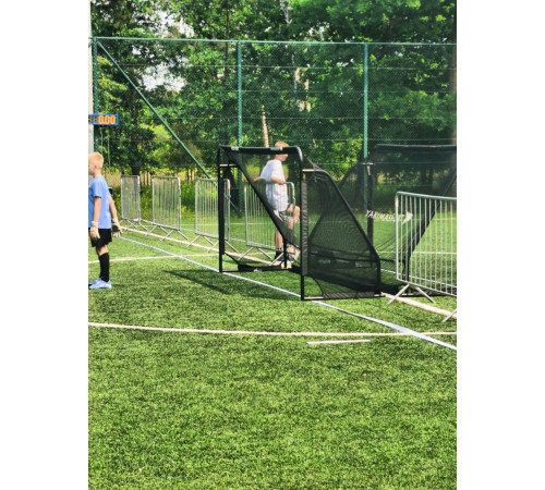 Ворота футбольні Yakimasport GIZA ŻAK 300 х 155 см, чорні