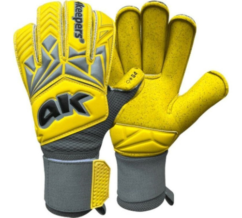 Рукавички воротарські 4Keepers Force V2.23 RF S874708 р. 10, жовто-сірі