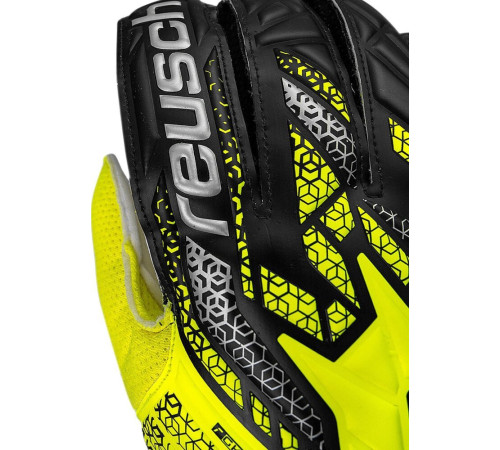 Рукавички воротарські Reusch Attrakt Solid 5570515 2014 р.7,5, жовто-чорні