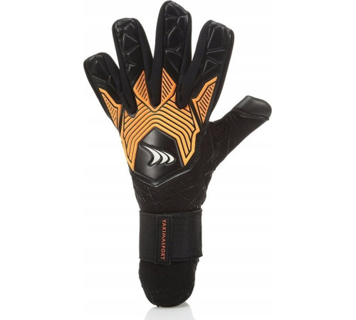 Рукавички воротарські Yakimasport PRO ONE р. 9, чорно-помаранчеві