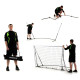 Футбольні ворота QUICKPLAY Kickster 150 х 100 см, чорно-білі