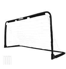 Ворота футбольні  складані VIRTUFIT 200 х 100 см, чорні