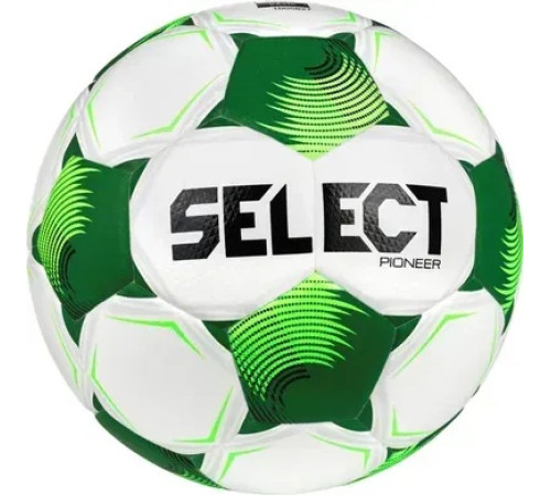 М'яч футбольний Select FB Pioneer Fifa v26 розмір 4, біло-зелений