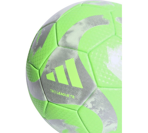 М'яч футбольний Adidas TIRO League HZ1296 розмір 5, зелено-сірий М'яч футбольний Adidas TIRO League HZ1296 розмір 5, зелено-сірий