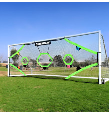 Мішень для футбольних воріт QUICKPLAY TARGET NET PRO 732 х 244 см, чорно-зелена
