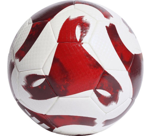 М'яч футбольний Adidas Tiro League HZ1294 розмір 5, біло-червоний