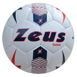 М'яч футбольний Zeus PALLONE TUONO розмір 5, біло-синій