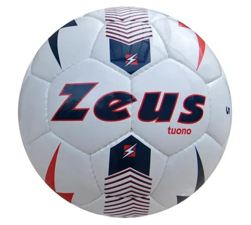 М'яч футбольний Zeus PALLONE TUONO розмір 5, біло-синій