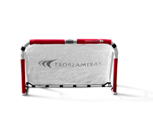 Ворота футбольні Yakimasport ACADEMY 120 х 80 см, червоно-білі