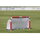 Ворота футбольні Yakimasport ACADEMY 120 х 80 см, червоно-білі
