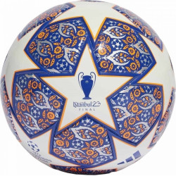 М'яч футбольний Adidas Finale League Junior 350 HT9008 розмір 4, біло-синій
