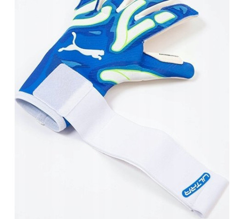 Рукавички воротарські Puma Ultra Ultimate Hybrid Sun 41858 02 р.10,5, блакитно-білі