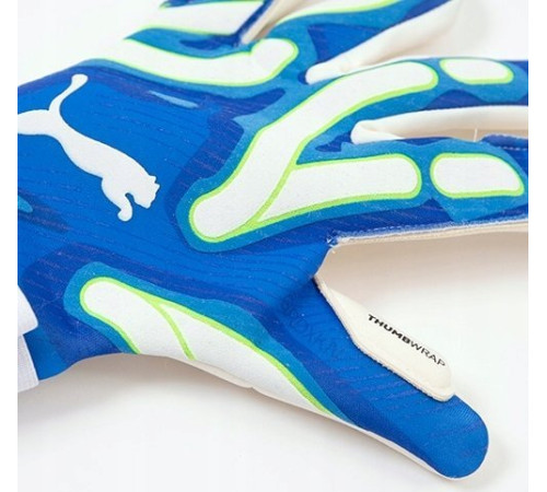 Рукавички воротарські Puma Ultra Ultimate Hybrid Sun 41858 02 р.10,5, блакитно-білі