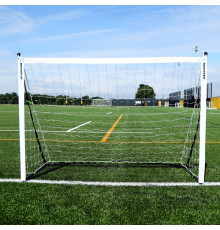 Ворота футбольні QUICKPLAY Kickster Elite 240 х 150 см, чорно-білі