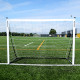 Ворота футбольні QUICKPLAY Kickster Elite 240 х 150 см, чорно-білі
