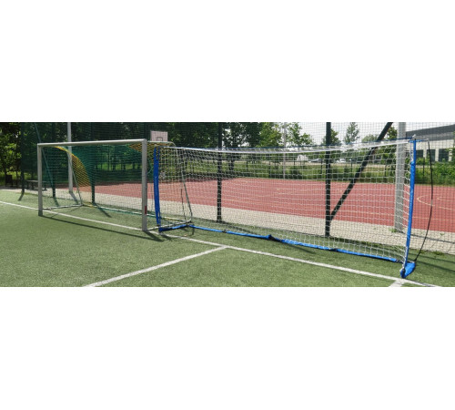 Ворота футбольні Yakimasport UNI 500 x 200 см, біло-сині
