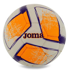 М'яч футбольний Joma DALI II розмі 5, біло-оранжевий