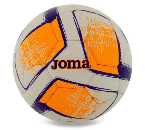 М'яч футбольний Joma DALI II розмі 5, біло-оранжевий