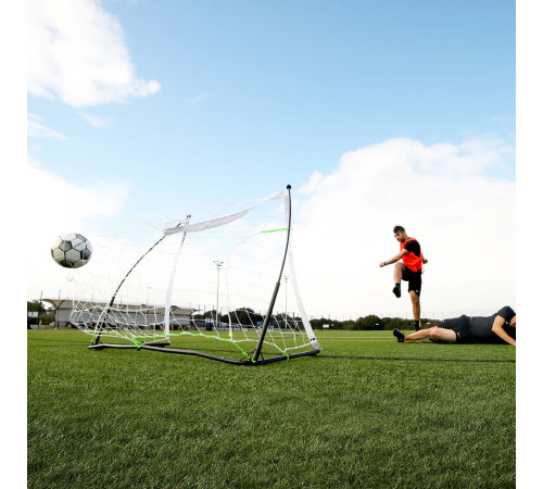 Ворота футбольні QUICKPLAY Kickster Elite 150 х 100 см,чорно-білі