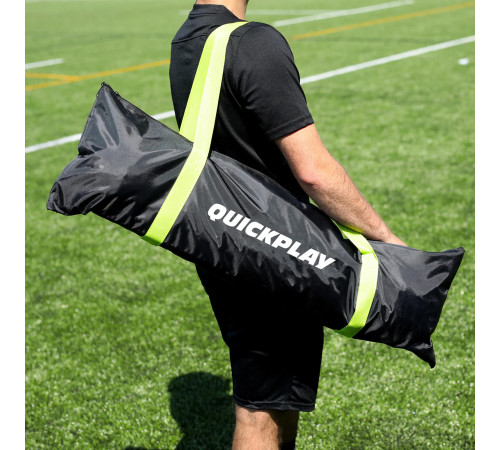 Ворота футбольні QUICKPLAY Kickster Elite 150 х 100 см,чорно-білі
