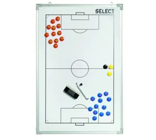 Тактична дошка Select Tactics Board Football 60 х 90 см, білий
