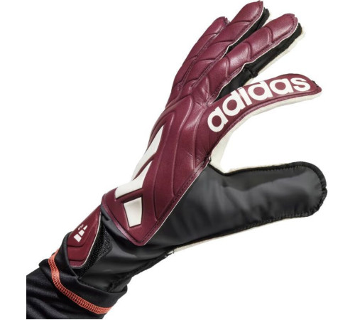 Рукавички воротарські Adidas Copa Club IQ4017 р. 10,5, бордово-білі