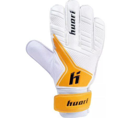 Рукавички воротарські Huari Higino Senior р. 7, біло-помаранчеві