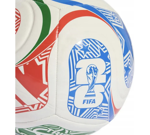 М'яч футбольний Adidas World Cup 26 Trionda Club розмір 5, різнокольоровий