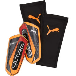 Щитки Puma ULTRA Flex Sleeve розмір S (зріст 115-135 см), чорно-оранжеві