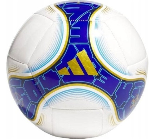 М'яч футбольний Adidas Messi Club IS5597 розмір 5, біло-синій М'яч футбольний Adidas Messi Club IS5597 розмір 5, біло-синій