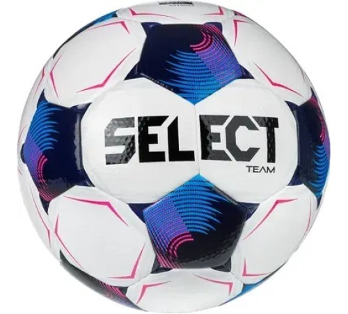 М'яч футбольний Select FB Team Fifa v26 розмір 4, біло-фіолетовий