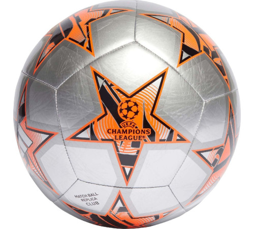 М'яч футбольний Adidas Finale Club IA0950 розмір 3, сіро-помаранчевий М'яч футбольний Adidas Finale Club IA0950 розмір 3, сіро-помаранчевий