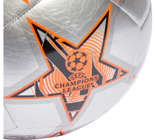 М'яч футбольний Adidas Finale Club IA0950 розмір 3, сіро-помаранчевий М'яч футбольний Adidas Finale Club IA0950 розмір 3, сіро-помаранчевий