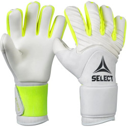 Рукавички воротарські Select Goalkeeper Gloves 88 Kids v26 розмір 4 (15,5 см), біло-зелений