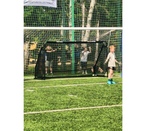 Ворота футбольні YakimaSport Giza Żak 300 х 155 см, чорні