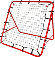 Сітка тренувальна для футболу Enero Rebounder 100 х 100 см, червоно-чорна