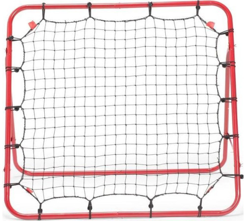 Сітка тренувальна для футболу Enero Rebounder 100 х 100 см, червоно-чорна Сітка тренувальна для футболу Enero Rebounder 100 х 100 см, червоно-чорна