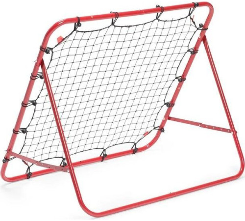 Сітка тренувальна для футболу Enero Rebounder 100 х 100 см, червоно-чорна Сітка тренувальна для футболу Enero Rebounder 100 х 100 см, червоно-чорна