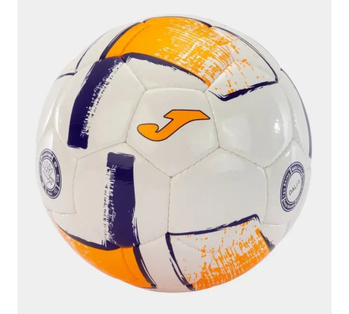 М'яч футбольний Joma DALI II розмір 4, біло-оранжевий