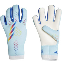 Рукавички воротарські Adidas HF9745 X GL TRN JUNIOR р. 4, блакитно-білі