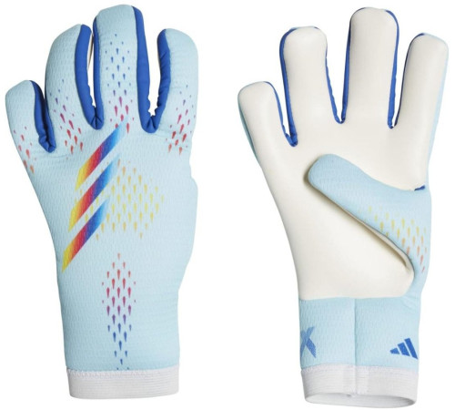 Рукавички воротарські Adidas HF9745 X GL TRN JUNIOR р. 4, блакитно-білі