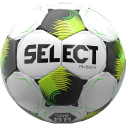 М'яч футбольний Select Fusion v26 розмір 5, біло-зелений