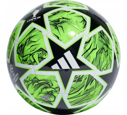 М'яч футбольний Adidas UCL CLUB IN9328 розмір 5, зелено-чорний М'яч футбольний Adidas UCL CLUB IN9328 розмір 5, зелено-чорний